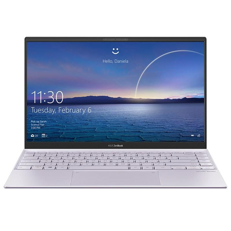 Asus Zenbook 14 UX425JA laptop with a sleek design, showcasing its 14-inch FHD display and lightweight build.